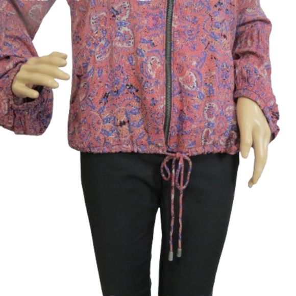 Free People Paisley Zip Up Jacket - Picture 3 of 7